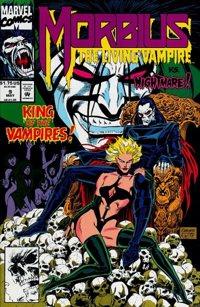 Morbius: The Living Vampire 1992 #9 - back issue - $4.00