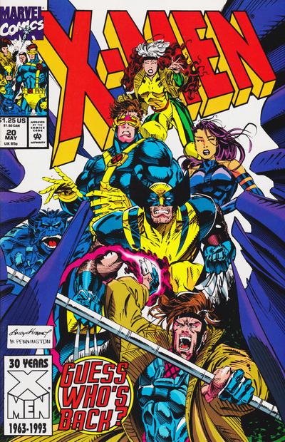 X-Men 1991 #20 Direct ed. - back issue - $4.00