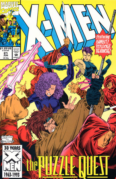 X-Men 1991 #21 Direct ed. - back issue - $4.00