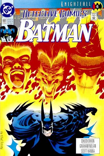 Detective Comics #661 Direct ed. - back issue - $4.00
