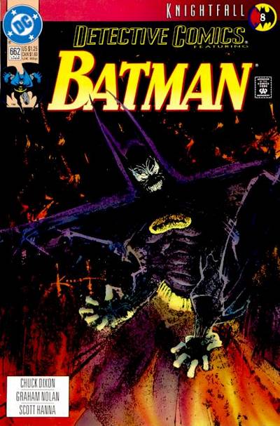 Detective Comics #662 Direct ed. - back issue - $4.00