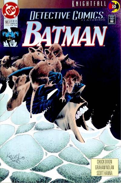 Detective Comics #663 Direct ed. - back issue - $4.00