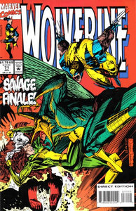 Wolverine #71 Direct Edition - reader copy - $3.00