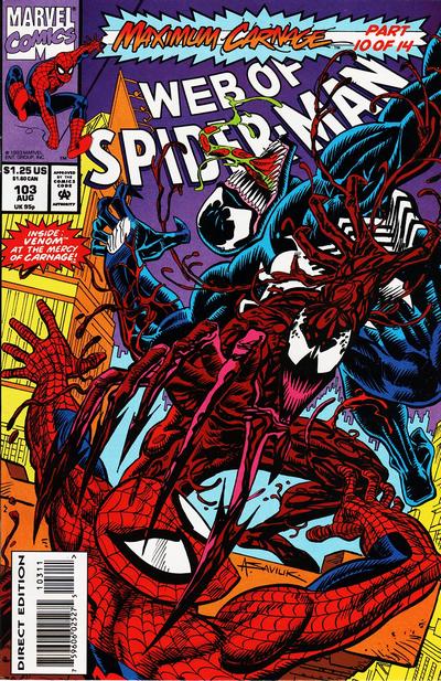 Web of Spider-Man #103 Direct Edition - back issue - $6.00