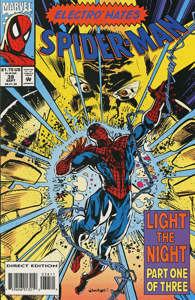 Spider-Man #38 Direct Edition - back issue - $4.00