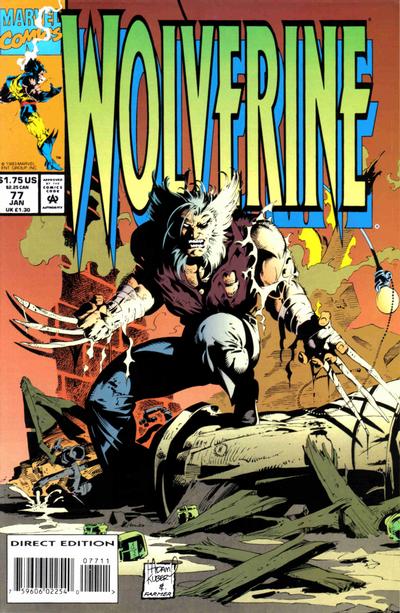 Wolverine #77 Direct Edition - reader copy - $3.00