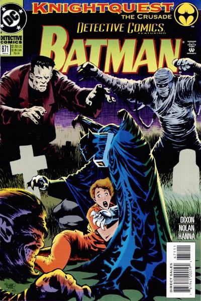 Detective Comics #671 Direct Sales - back issue - $4.00
