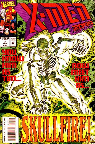 X-Men 2099 1993 #7 Direct Edition - back issue - $3.00