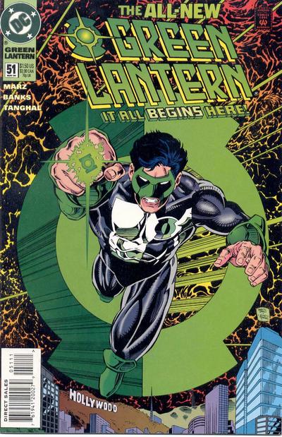 Green Lantern #51 Direct Sales - 8.0 - $7.00