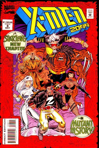 X-Men 2099 1993 #8 Direct Edition - back issue - $3.00