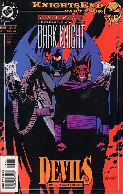 Batman: Legends of the Dark Knight #62 Direct Sales - back issue - $4.00