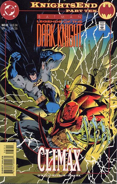 Batman: Legends of the Dark Knight #63 Direct Sales - back issue - $4.00