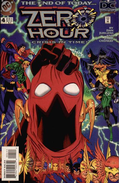 Zero Hour: Crisis in Time 1994 #4 Direct Sales - back issue - $4.00