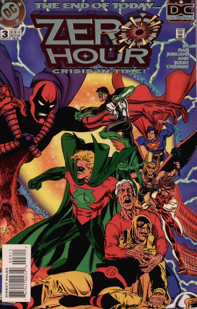 Zero Hour: Crisis in Time 1994 #3 Direct Sales - back issue - $4.00
