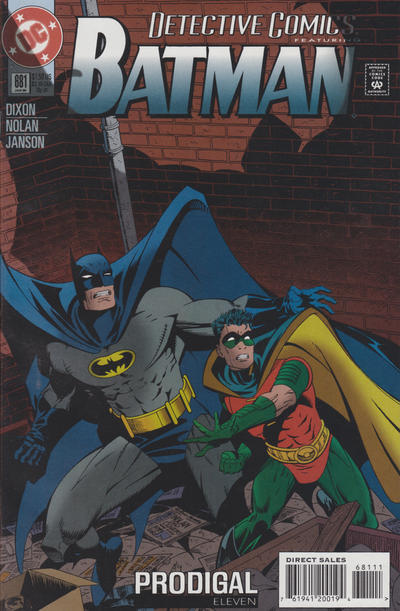 Detective Comics #681 Direct Sales - back issue - $4.00