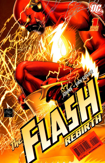 The Flash: Rebirth #1 Ethan Van Sciver Flash Cover - back issue - $5.00