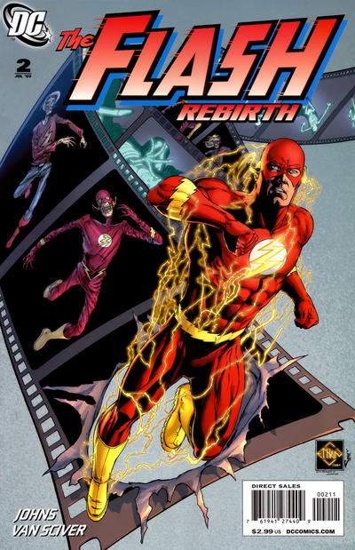 The Flash: Rebirth #2 Ethan Van Sciver Flash Cover - back issue - $5.00