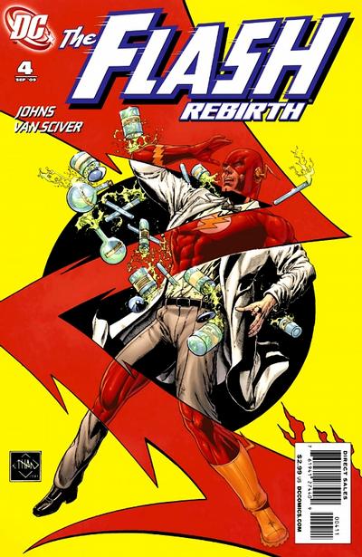 The Flash: Rebirth #4 Ethan Van Sciver Flash Cover - back issue - $5.00