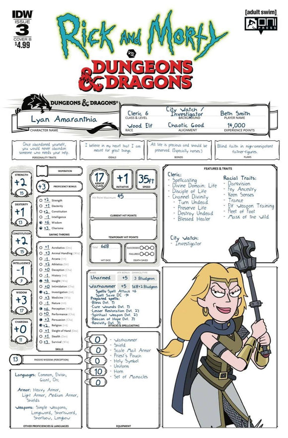 RICK & MORTY VS DUNGEONS & DRAGONS #3 (OF 4)