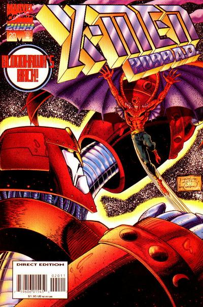 X-Men 2099 1993 #20 Direct Edition - back issue - $3.00