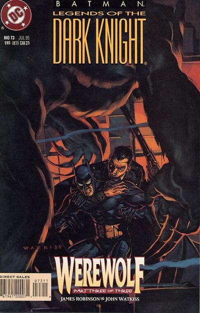 Batman: Legends of the Dark Knight #73 Direct Sales - back issue - $4.00