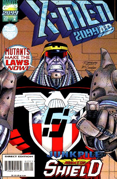 X-Men 2099 1993 #23 Direct Edition - back issue - $3.00