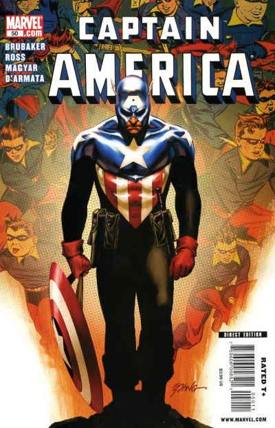 Captain America #50 Direct Edition - back issue - $4.00