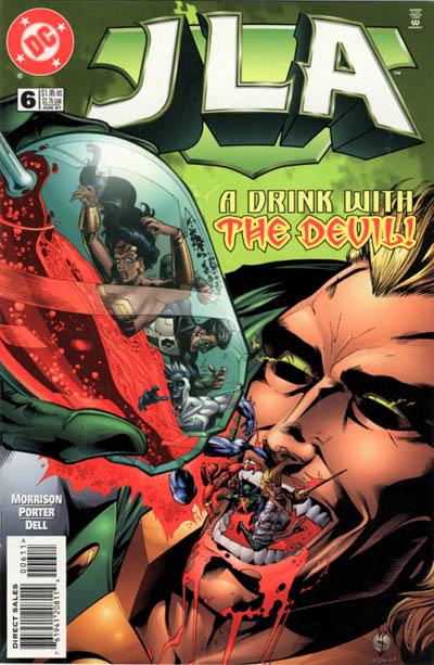 JLA #6 Direct Sales - back issue - $4.00