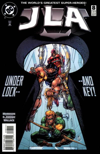 JLA #8 Direct Sales - back issue - $4.00