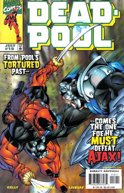 Deadpool #18 Direct Edition - back issue - $6.00
