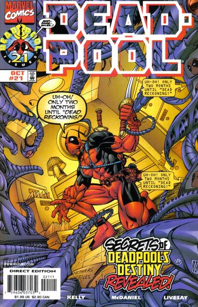 Deadpool #21 Direct Edition - back issue - $5.00