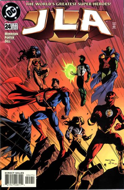 JLA #24 Direct Sales - back issue - $4.00