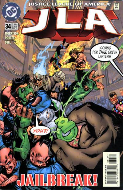 JLA #34 Direct Sales - back issue - $4.00