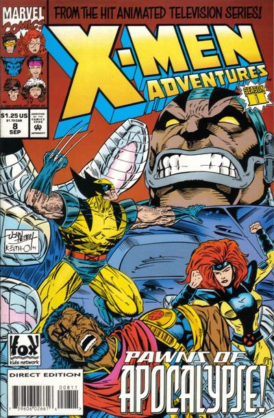 X-Men Adventures [II] 1994 #8 Direct Edition - back issue - $3.00