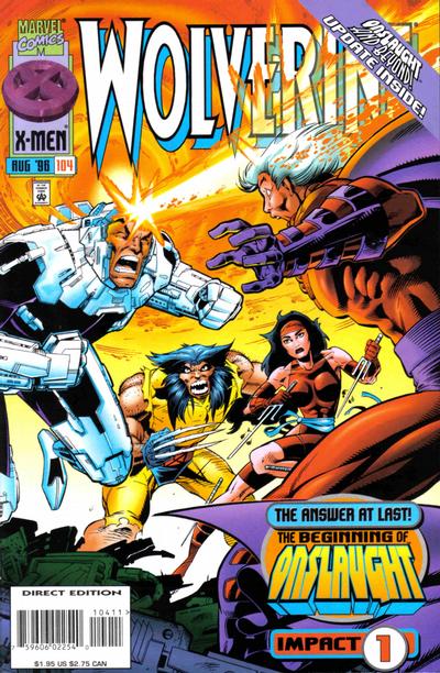 Wolverine 1988 #104 Direct Edition - back issue - $4.00