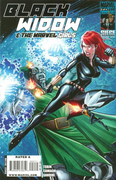 Black Widow & The Marvel Girls #2 Direct ed. - back issue - $4.00