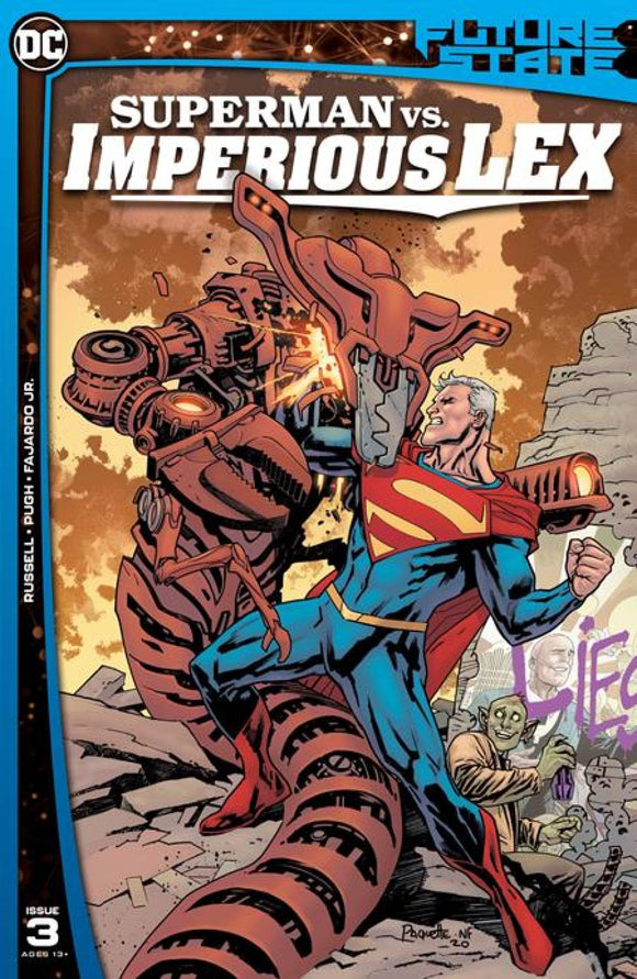FUTURE STATE SUPERMAN VS IMPERIOUS LEX #3 CVR A YANICK PAQUETTE (OF 3)