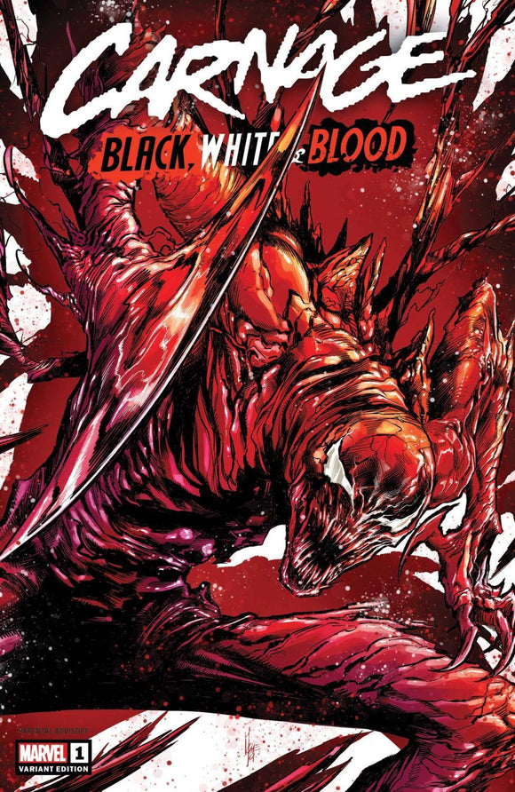 CARNAGE BLACK WHITE AND BLOOD #1 CHECCHETTO VAR (OF 4)