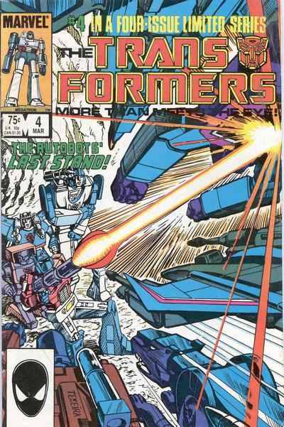 The Transformers #4 Direct ed. - back issue - $5.00