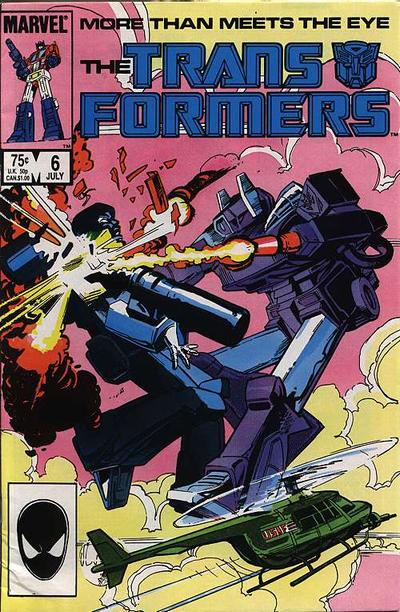 The Transformers #6 Direct ed. - back issue - $8.00