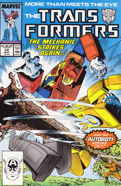 The Transformers 1984 #28 Direct ed. - back issue - $4.00