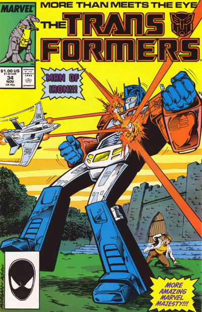 The Transformers 1984 #34 Direct ed. - back issue - $4.00