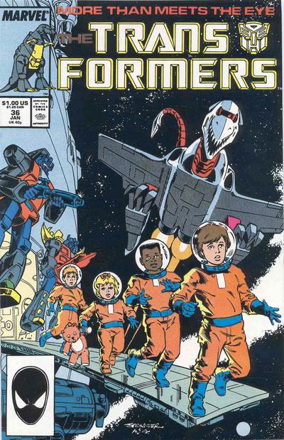 The Transformers #36 Direct ed. - back issue - $5.00