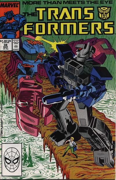 The Transformers 1984 #38 Direct ed. - back issue - $4.00