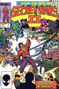 Secret Wars II #7 Direct ed. - back issue - $3.00