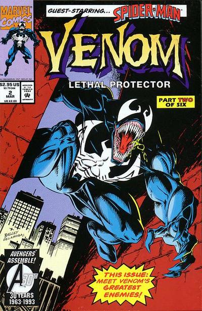 Venom: Lethal Protector #2 Direct ed. - back issue - $11.00