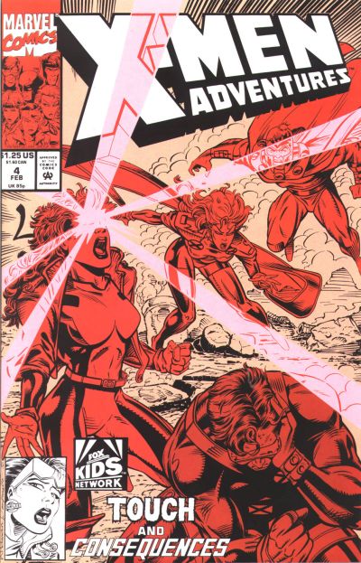 X-Men Adventures 1992 #4 - back issue - $4.00
