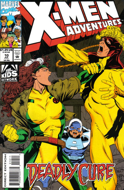 X-Men Adventures 1992 #10 Direct Edition - reader copy - $3.00
