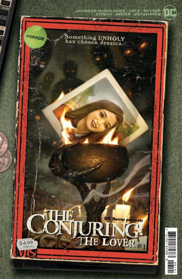 DC HORROR PRESENTS THE CONJURING THE LOVER #1 CVR B RYAN BROWN VHS TRIBUTE CARD STOCK VAR (OF 5)