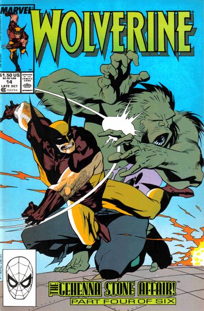 Wolverine #14 Direct ed. - back issue - $4.00